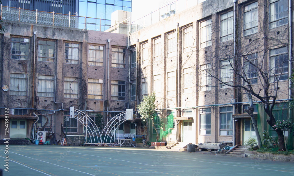 廃校した小学校 StockFoto Adobe Stock