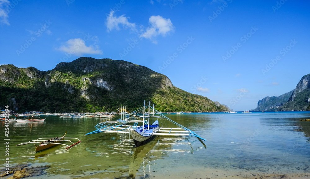Seascape of Coron Island, Philippines