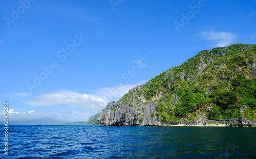 Seascape of Coron Island, Philippines