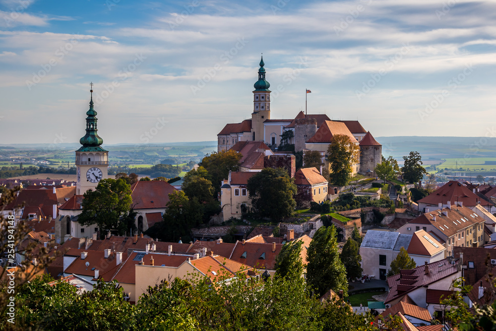 South Moravian small town of Mikulov