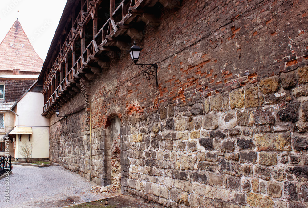 The walls of the old city. Medieval architecture