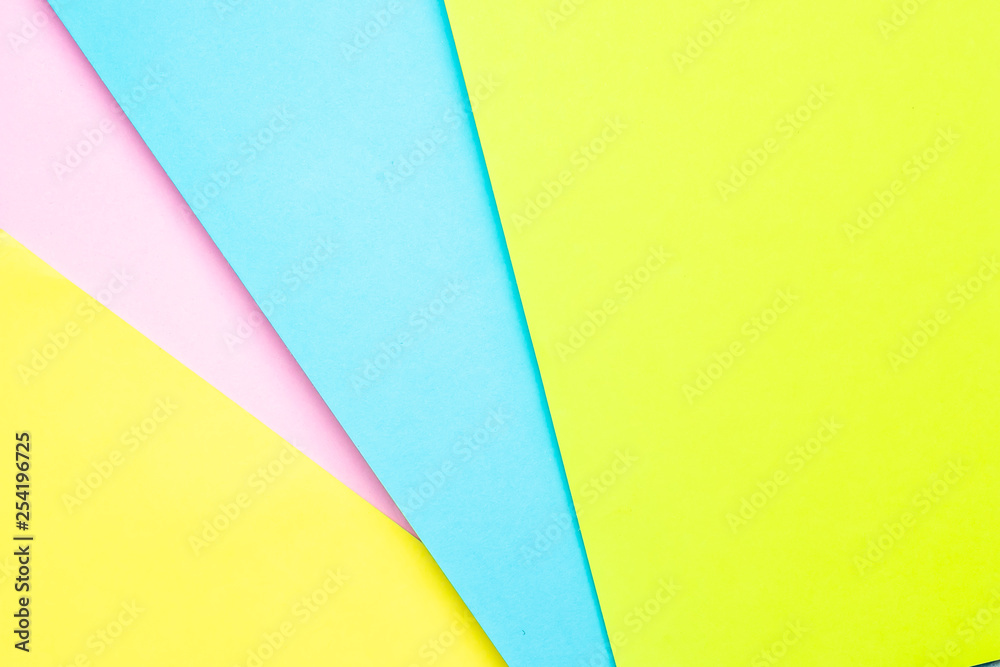 Colored paper Minimal shapes background material design Colored paper Minimal shapes background material design
