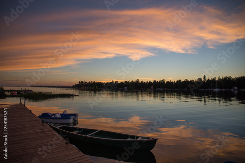 Sunset on the lake, The Bruce Peninsula