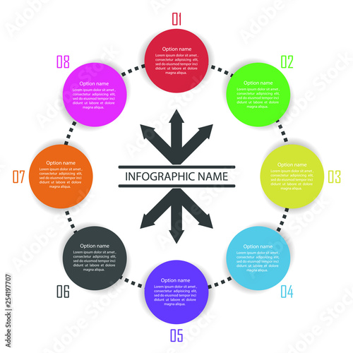 Infographic template design