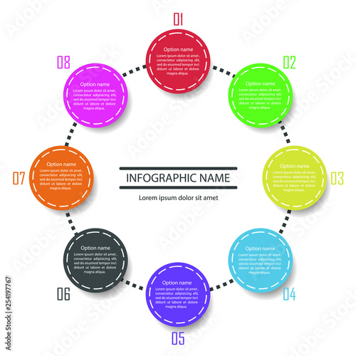 Infographic template design