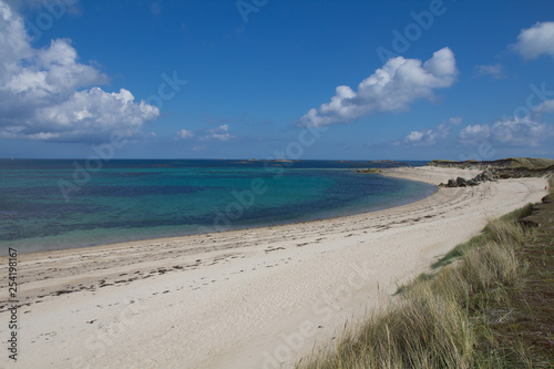 Sandy beach on Herm, Channel islands © Michael
