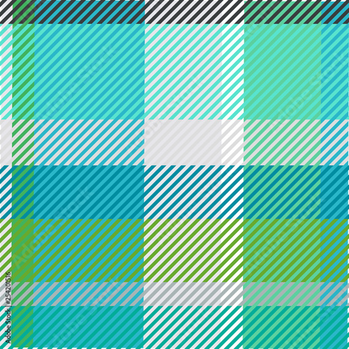 Plaid or tartan vector is background or texture in many color