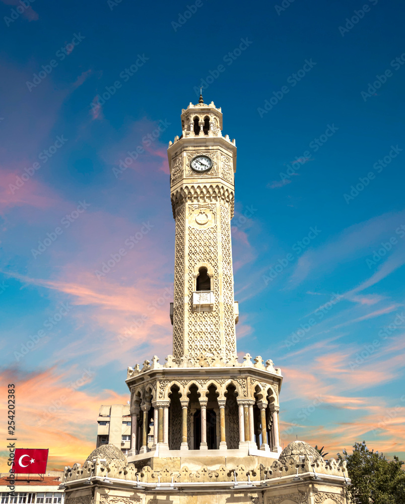 Turkey, izmir old clock tower
