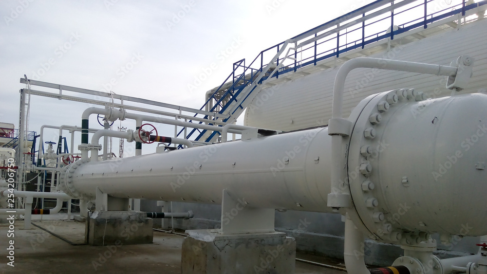 Heat exchanger in a refinery Heat exchanger in a refinery