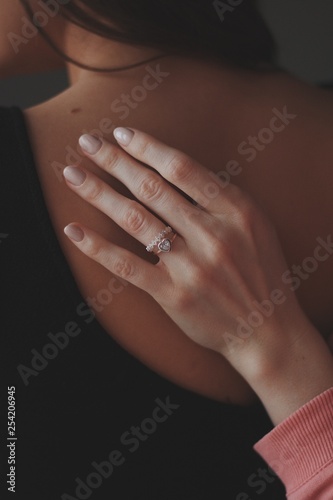 woman with nails and jewelry 