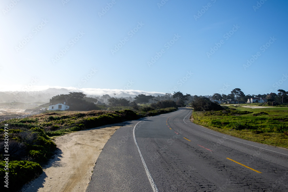 17 Mile Drive on the Coast of California, USA