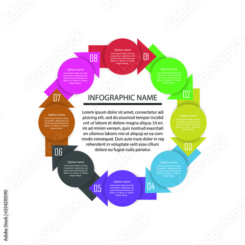 Infographic template design