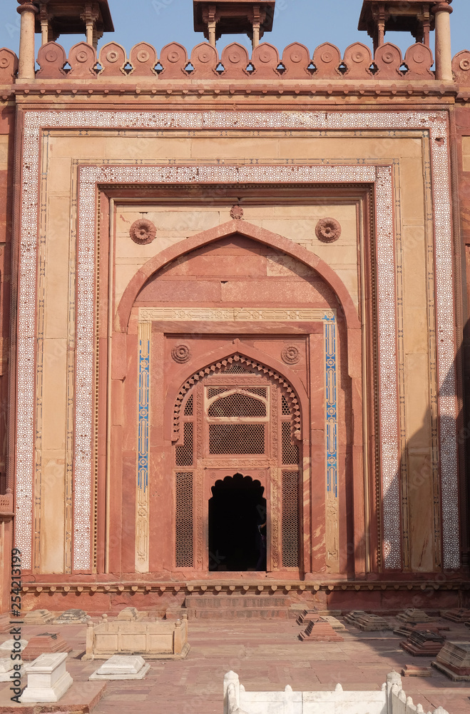 Historical city constructed by Mughal emperor Akbar in Fatehpur Sikri, Uttar Pradesh, India 