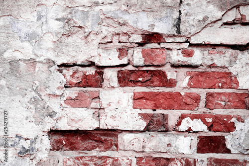 Brick texture with scratches and cracks