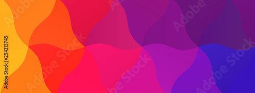 Color Blend Rainbow Low Poly BG Design
