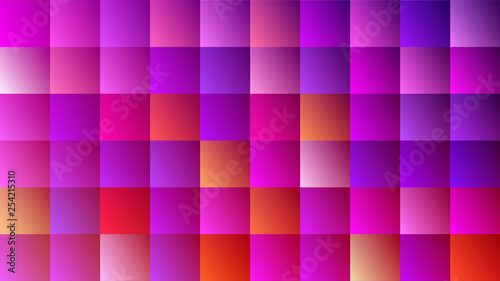 Trendy Color Design Backdrop with Purple Squares