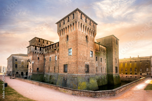 MANTUA: Medieval fortress, Gonzaga Saint George (Giorgio) castle in Italy, Mantua (Mantova) photo