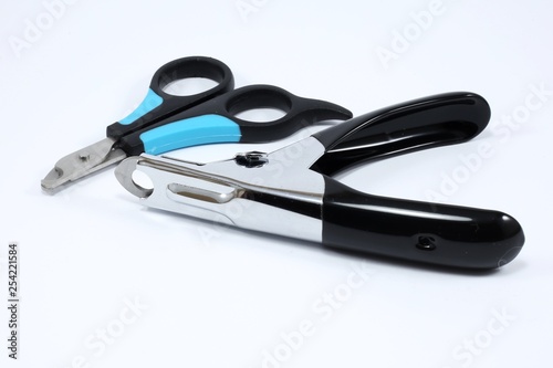 claw clippers for cats, claw clippers for dogs, isolated on white background