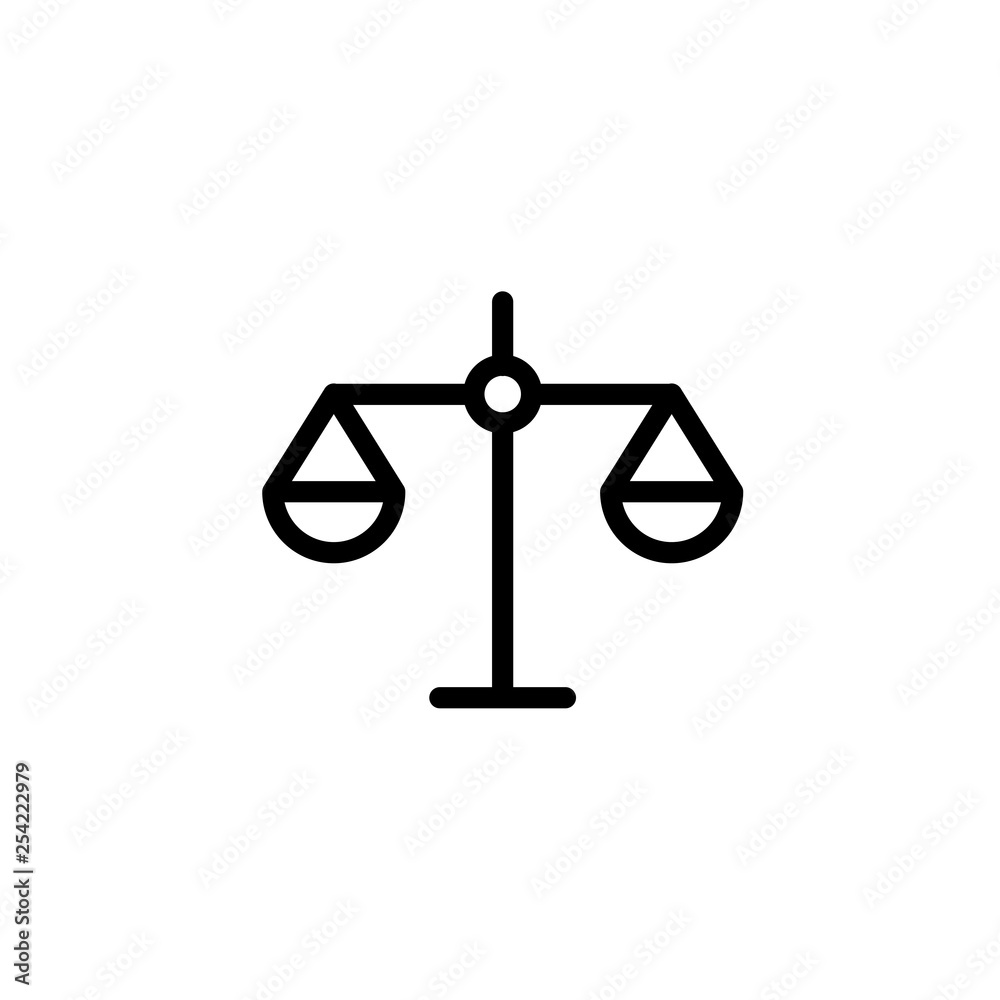 Fairness Vector Line Icon Fairness Vector Line Icon