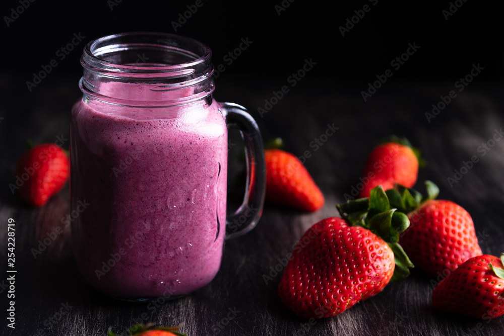 Strawberry milkshake