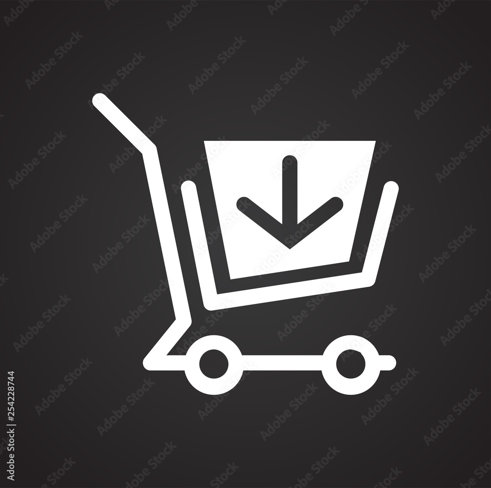Shop cart icon on background for graphic and web design. Simple vector sign. Internet concept symbol for website button or mobile app. Shop cart icon on background for graphic and web design. Simple vector sign. Internet concept symbol for website button or mobile app.