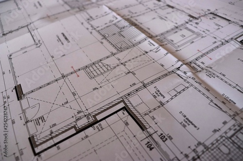 Architectural Blueprint Modern 