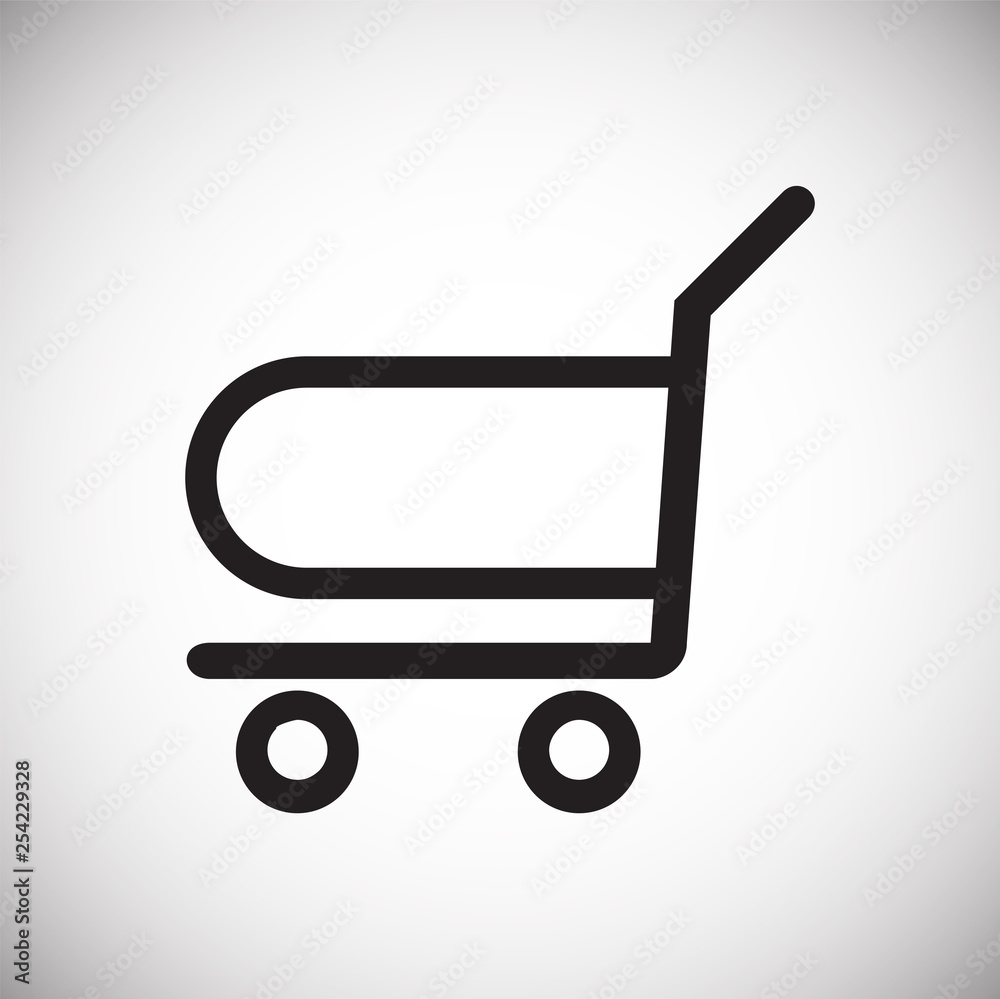 Shop cart icon on background for graphic and web design. Simple vector sign. Internet concept symbol for website button or mobile app. Shop cart icon on background for graphic and web design. Simple vector sign. Internet concept symbol for website button or mobile app.
