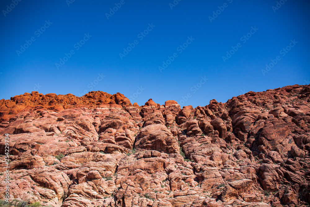 Red Rocks In Desert