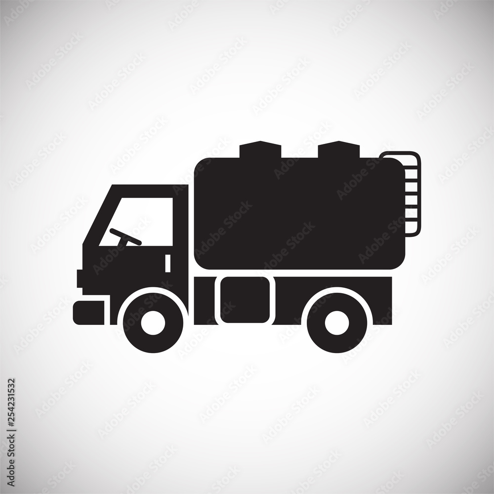 Truck icon on background for graphic and web design. Simple vector sign. Internet concept symbol for website button or mobile app. Truck icon on background for graphic and web design. Simple vector sign. Internet concept symbol for website button or mobile app.