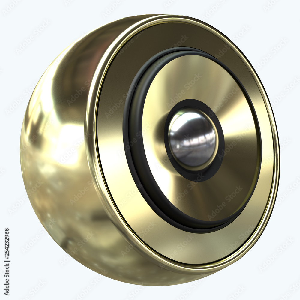 3d Rendered music speaker
