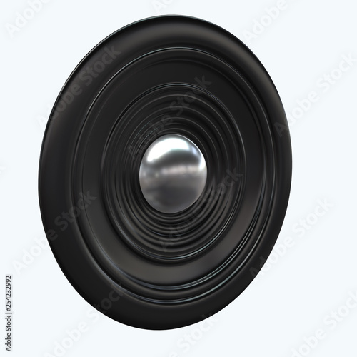 Obraz na płótnie 3d Rendered music speaker w salonie