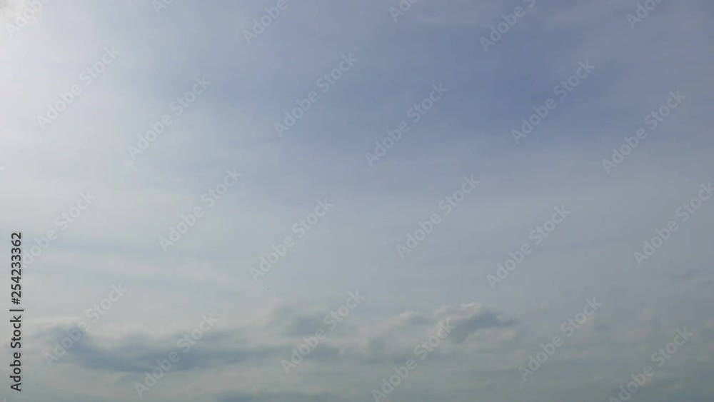 Time lapse of clouds rolling on a blue sky Time lapse of clouds rolling on a blue sky