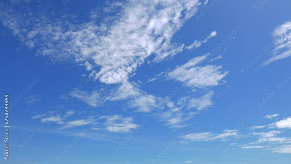 Time lapse of clouds slowly moving by on a sunny day Time lapse of clouds slowly moving by on a sunny day
