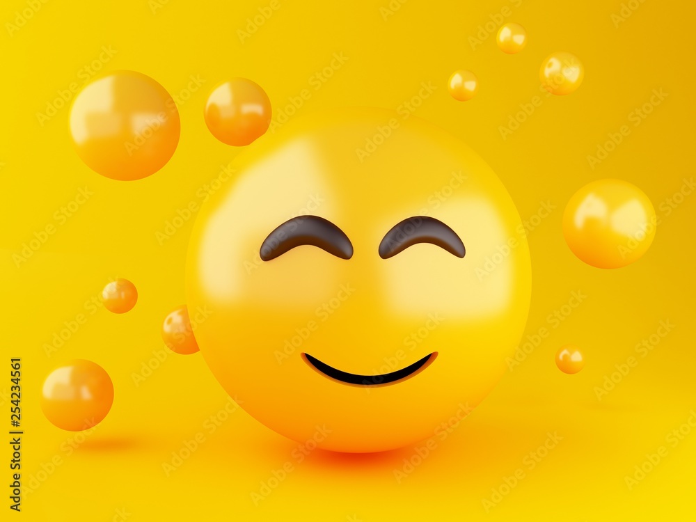 Fototapeta premium 3d Emoji icons