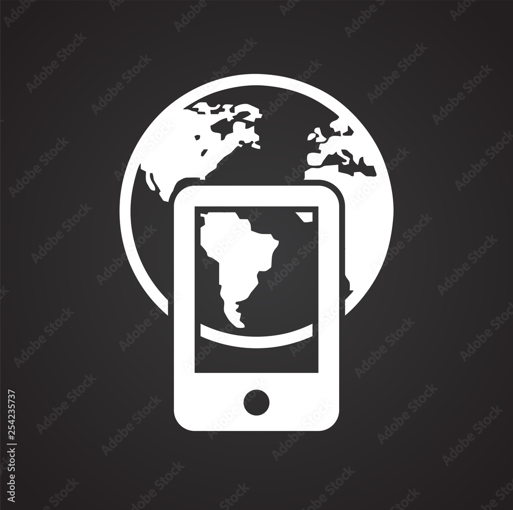 Globe related icon on background for graphic and web design. Simple vector sign. Internet concept symbol for website button or mobile app. Globe related icon on background for graphic and web design. Simple vector sign. Internet concept symbol for website button or mobile app.