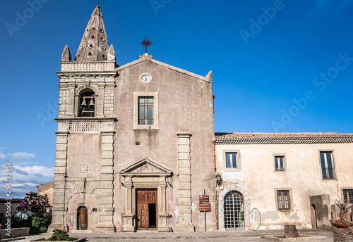 Convent of St. Agostiniano in Forza d'Agro, Sicily photo