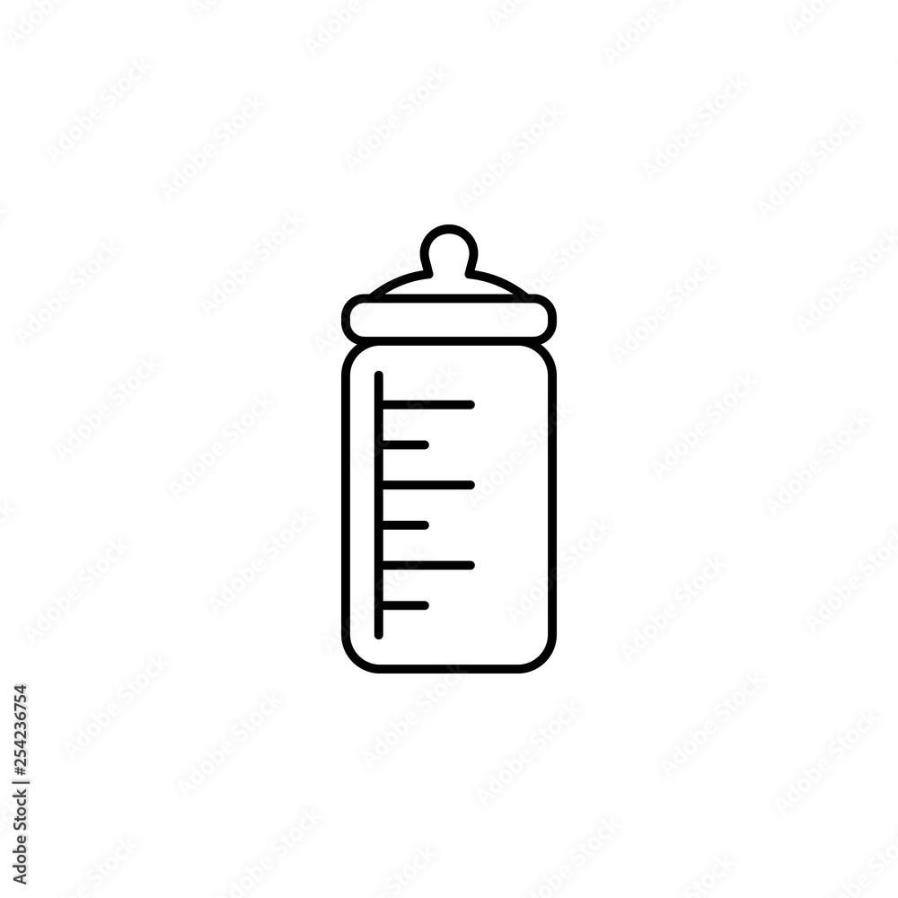 Milk bottle icon. Element of maternity culture. Thin icon for website design and development, app development. Premium icon Milk bottle icon. Element of maternity culture. Thin icon for website design and development, app development. Premium icon