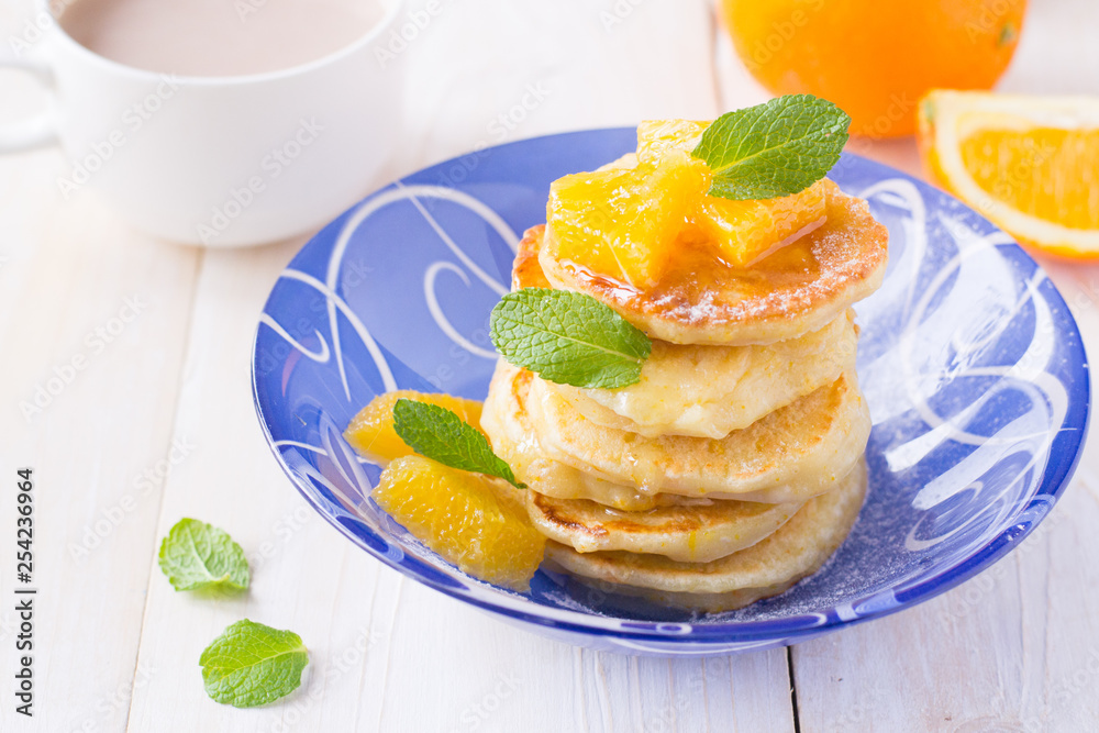 Orange peel pancakes Orange peel pancakes