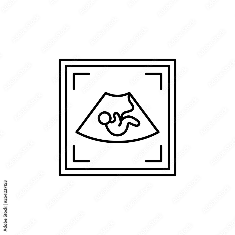 Ultrasound, display baby icon. Element of maternity culture. Thin icon for website design and development, app development. Premium icon Ultrasound, display baby icon. Element of maternity culture. Thin icon for website design and development, app development. Premium icon