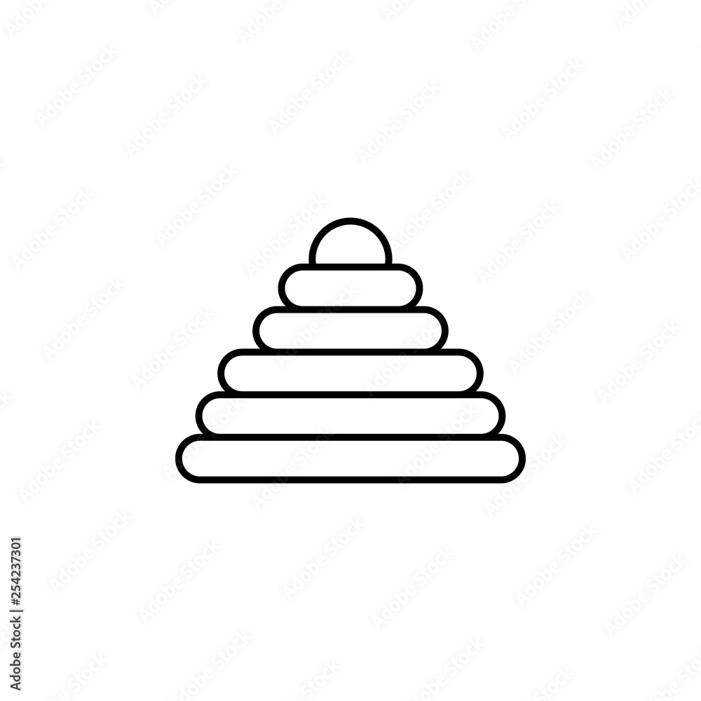 Rings, toy icon. Element of maternity culture. Thin icon for website design and development, app development. Premium icon Rings, toy icon. Element of maternity culture. Thin icon for website design and development, app development. Premium icon