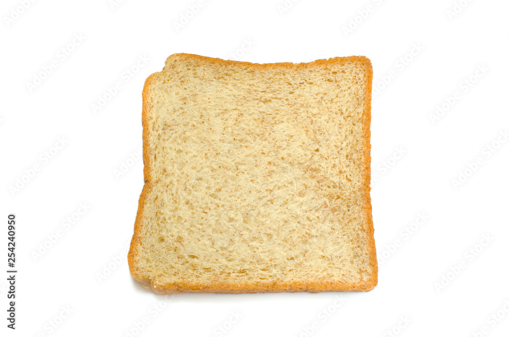 whole wheat bread isolate on white background whole wheat bread isolate on white background