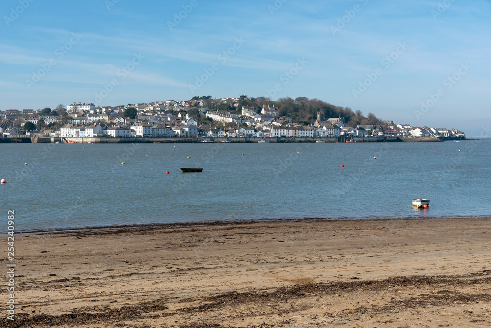 Appledore, North devon, England, UK. March 2019. Appledore on the River Torridge viewed across the estuary from Instow a resort in North devon.