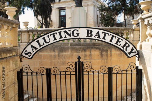 Upper Baraka Gardens in Valetta, Malta photo