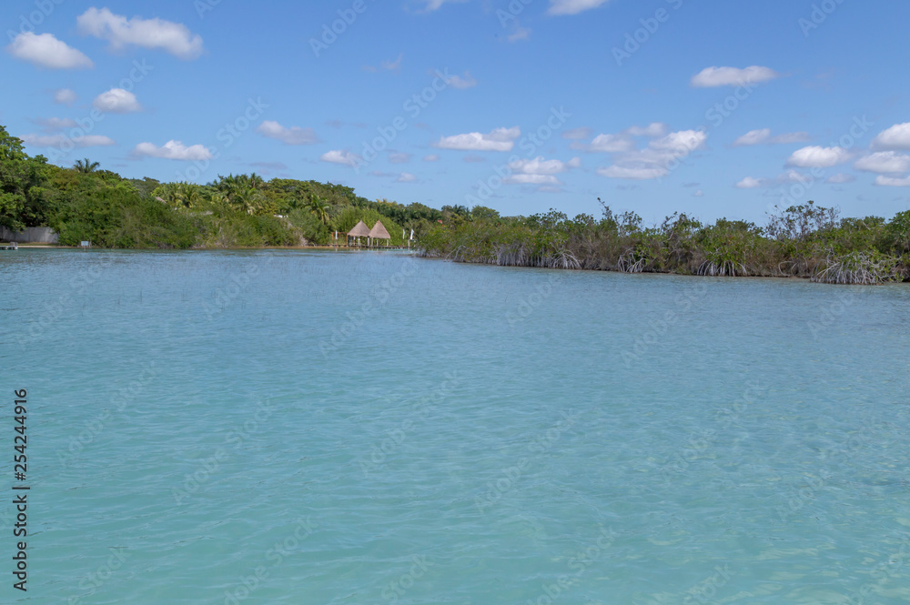 Bacalar (lagoon of the seven colors) Quintana Roo Mexico Bacalar (lagoon of the seven colors) Quintana Roo Mexico