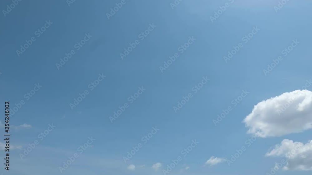 Time lapse of clouds moving fast with blue sky as backgroud Time lapse of clouds moving fast with blue sky as backgroud