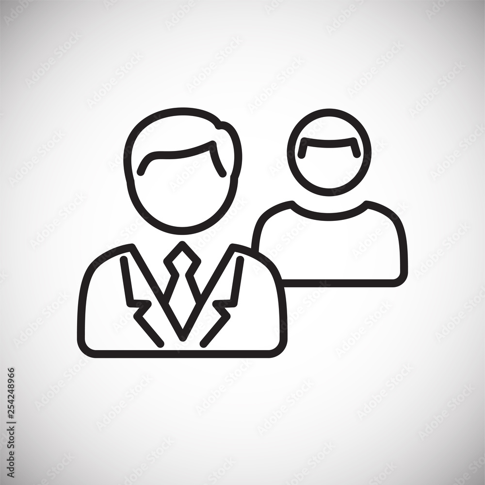 Person icon on background for graphic and web design. Simple vector sign. Internet concept symbol for website button or mobile app. Person icon on background for graphic and web design. Simple vector sign. Internet concept symbol for website button or mobile app.