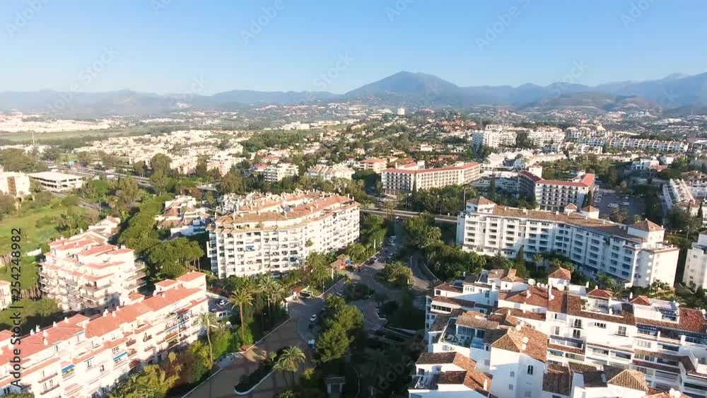 Aerial Drone Footage of Marbella - Spain