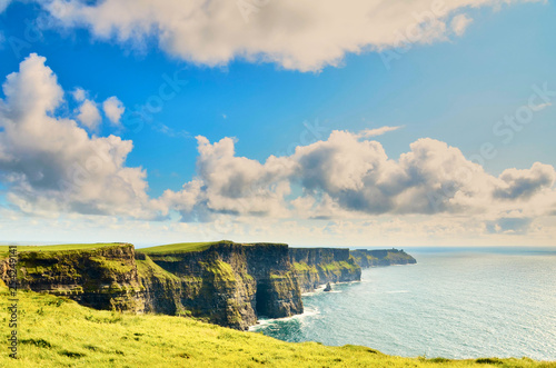 Cliffs of moher in county Clare, Ireland photo