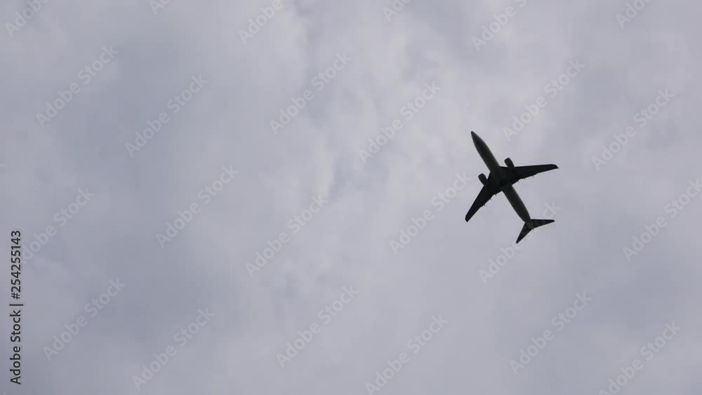 Muang, Chiang Mai / Thailand - 2 February 2019: Editorial video of an airplane flying across the city of Chiang Mai, Thailand Muang, Chiang Mai / Thailand - 2 February 2019: Editorial video of an airplane flying across the city of Chiang Mai, Thailand