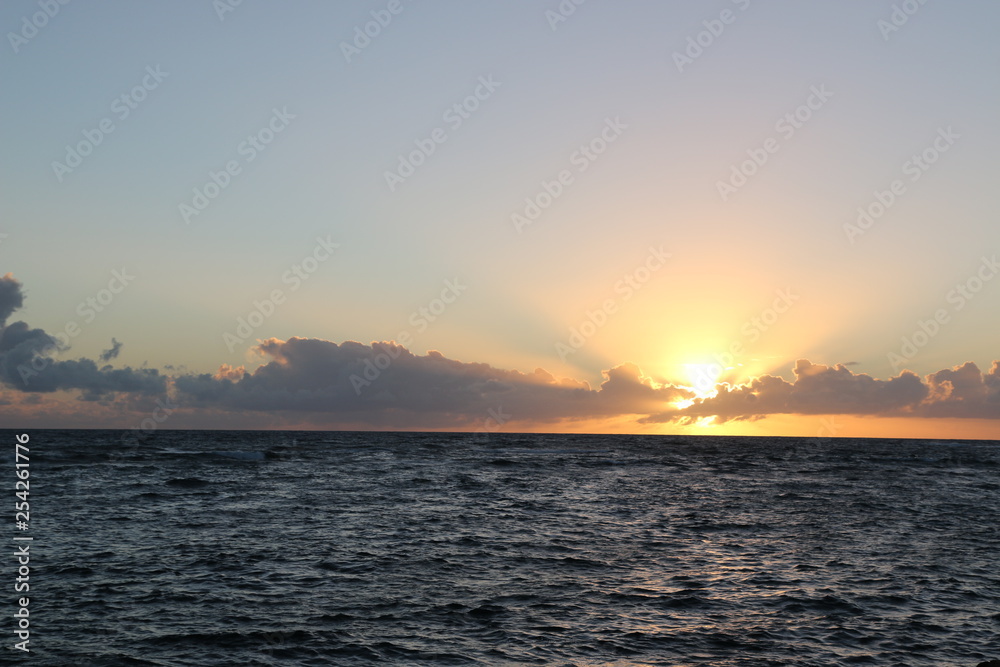 Island sunset